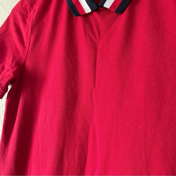 Tommy Hilfiger Collared Polo Dress Women’s XS Red T Shirt Dress Cotton Mini - Picture 7 of 15
